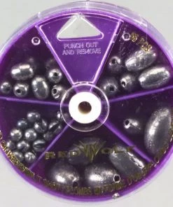 Matzuo Non Lead Egg Sinker Dial Box 24 Pcs