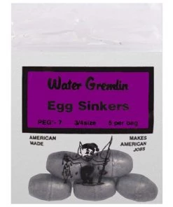 Water Gremlin Egg Sinkers Tackle