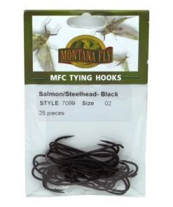 Fishing Montana Fly Company Salmon/Steelhead Hook Size 2 (25 Pieces)