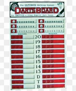 British Darts Dart Boards Ultimate Dart Scoreboard Marking System