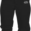 Rawlings Knickers Black Baseball Pants 1 Rawlings Knickers Black Baseball Pants