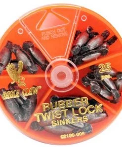 Eagle Claw Rubber Core Assorted Sinkers Tackle
