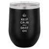 British Darts Accessories Keep Calm And Dart On Tumbler