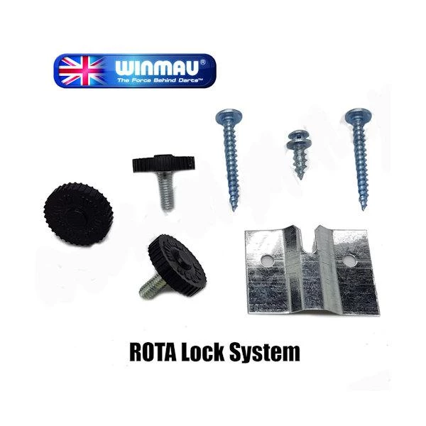 Winmau Dartboard Roto Lock Fixing Kit Darts 4 Winmau Dartboard Roto Lock Fixing Kit Darts