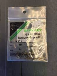 Fishing Hawk Grip Hooks D6407 (10 Pk)