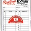 Rawlings Replacement Lineup Cards (12 Pack) Baseball