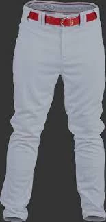 Rawlings Semi-Relaxed Youth White Baseball Pants