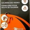 Tackle South Bend Salmon Egg Hooks (10 Pk)