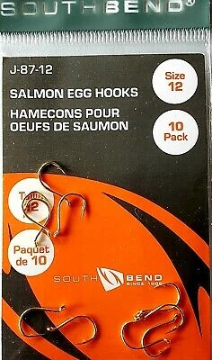 Tackle South Bend Salmon Egg Hooks (10 Pk)