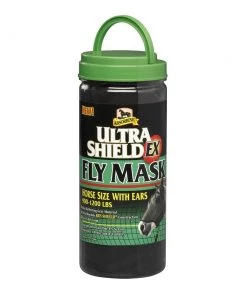 Absorbine Ultra Shield Fly Mask With Ears (900-1200 Lbs)