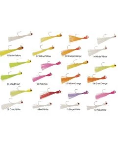 Maltby Sports Tackle Speckline Speck & Redfish Rigs - White Yellow